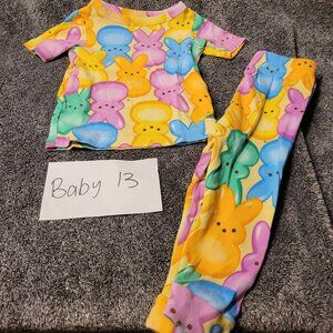 13.    Easter 2 Piece Set Peeps Outfit